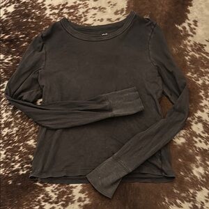 Aerie brown long sleeve